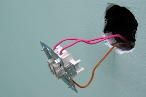 Wired light switch