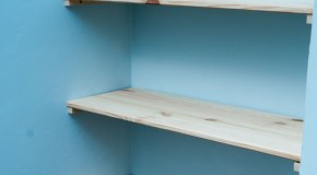 How to build wall shelves