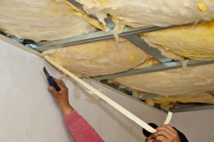 Installing double adhesive tape Installing double adhesive tape