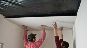 How to install a drywall ceiling