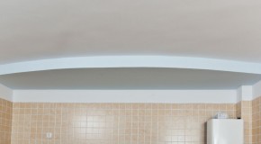 How to build a drywall ceiling arch