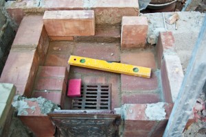 Finishing the stove firebox Finishing the stove firebox