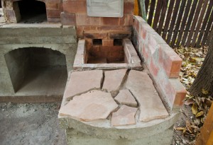 Outdoor cooking stove Wood fired outdoor stove