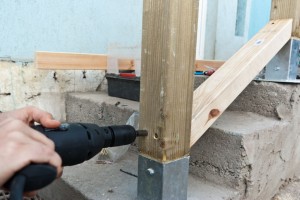 Countersinking the heads of the screws Countersinking the heads of the screws