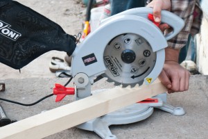 Cutting deck balusters with miter saw Cutting deck balusters with miter saw