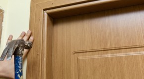 Installing door casing