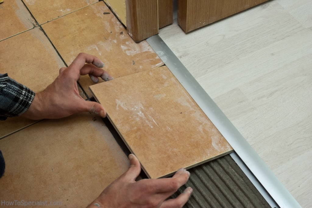 Transition From Tile To Laminate, Tile Transition Strip