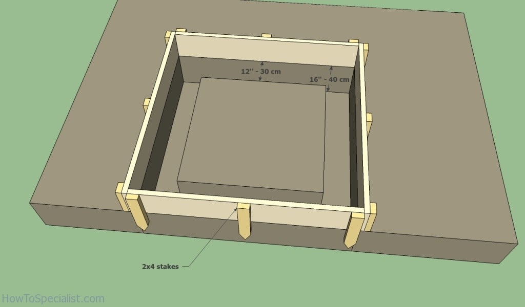 Pizza oven foundation plans