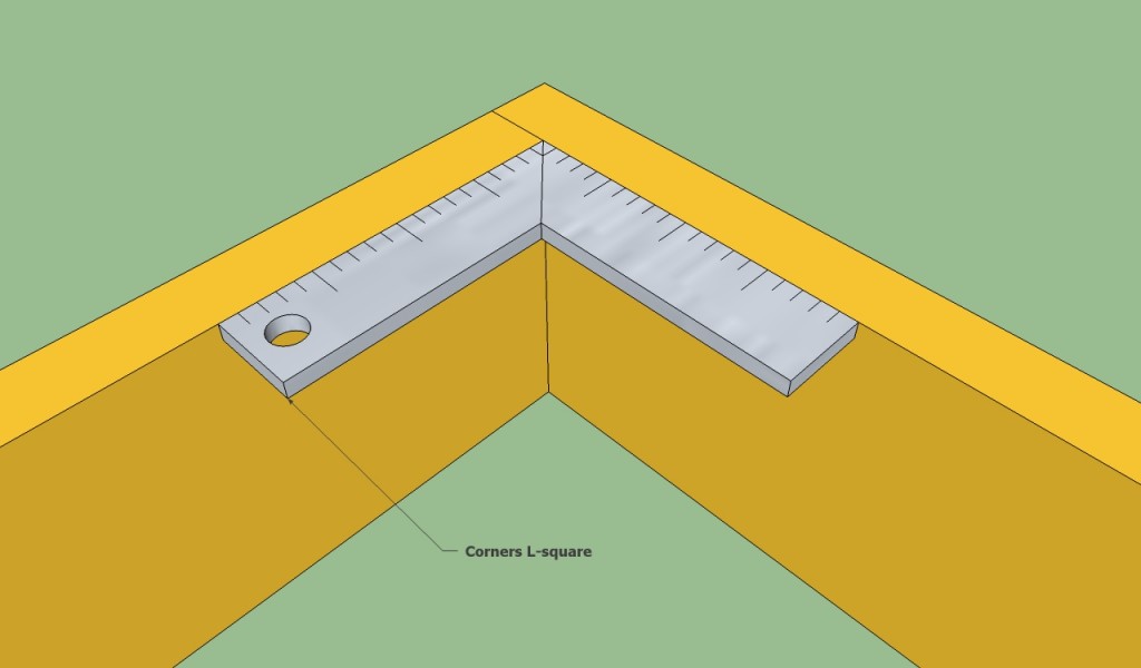 Ensuring frame corners are square
