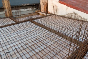 Building concrete ceiling 