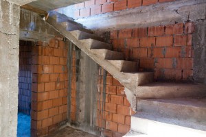Interior concrete stairs Interior concrete stairs