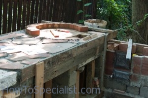 Making brick pizza oven Making brick pizza oven