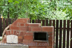 Brick pizza oven chimney Brick pizza oven chimney