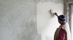How to plaster a brick wall