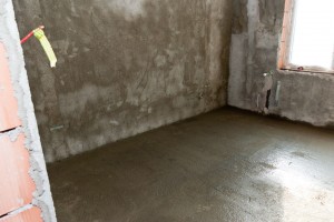 Screeding a floor Screeding a floor