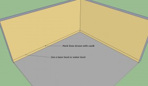 Screeding floor Screeding floor