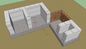 Outdoor kitchen base Outdoor kitchen base