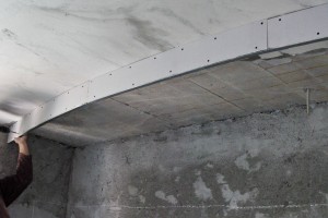 Bending sheetrock Bending sheetrock