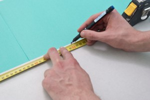 Measuring drywall Measuring drywall