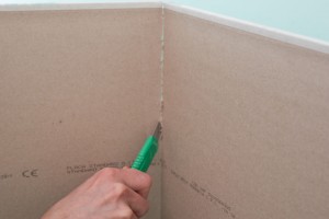 Cutting sheetrock Cutting sheetrock