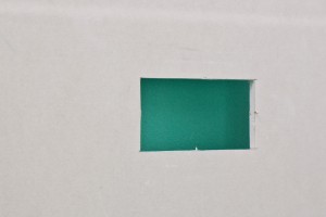 Hole in drywall
