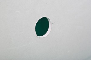 Drywall hole Drywall hole