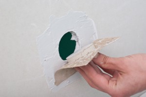 Patching a drywall hole