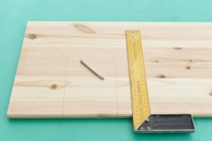 Drawing the front and read gable ends