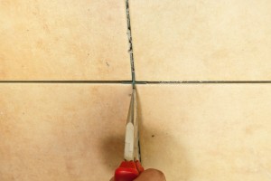 Removing wall tile spacers Removing wall tile spacers