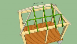 Rectangular gazebo roof plans