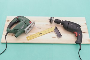 Tools to build a simple birdhouse