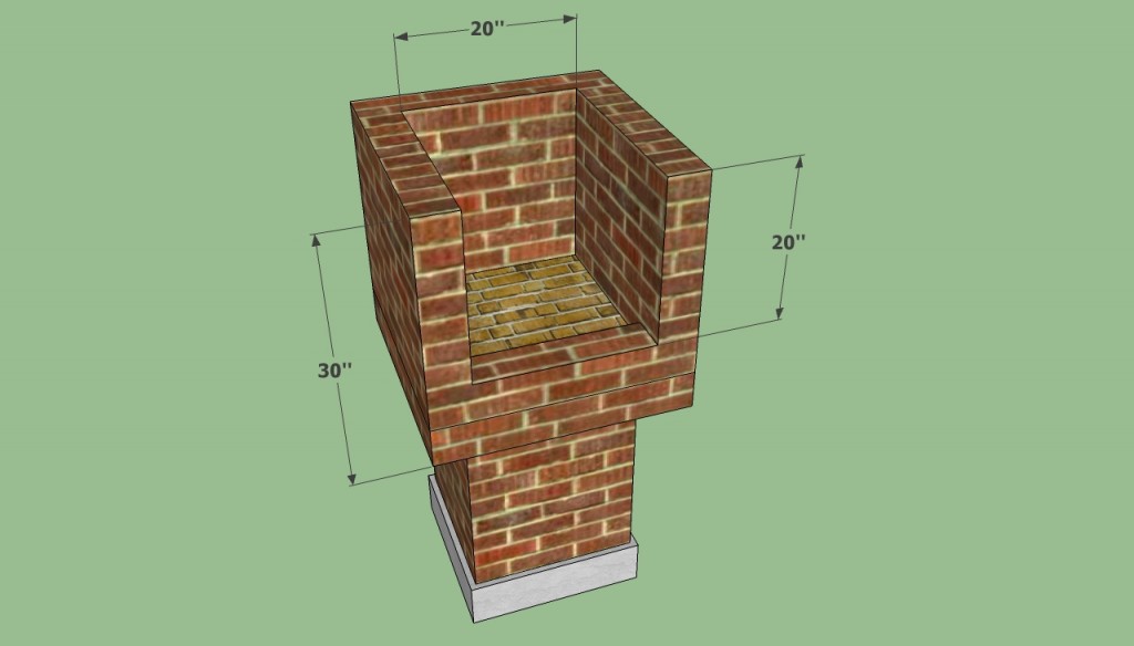 Brick barbeque plans