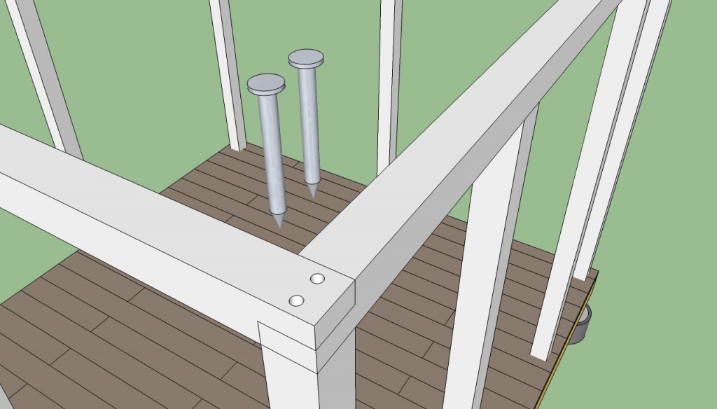 How to build gazebo top plate