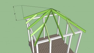 How to build a gazebo roof