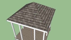 How to build a gazebo roof 3