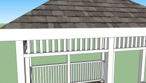 How to build gazebo frieze
