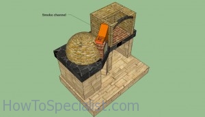 Brick oven smoke chimney Brick oven smoke chimney