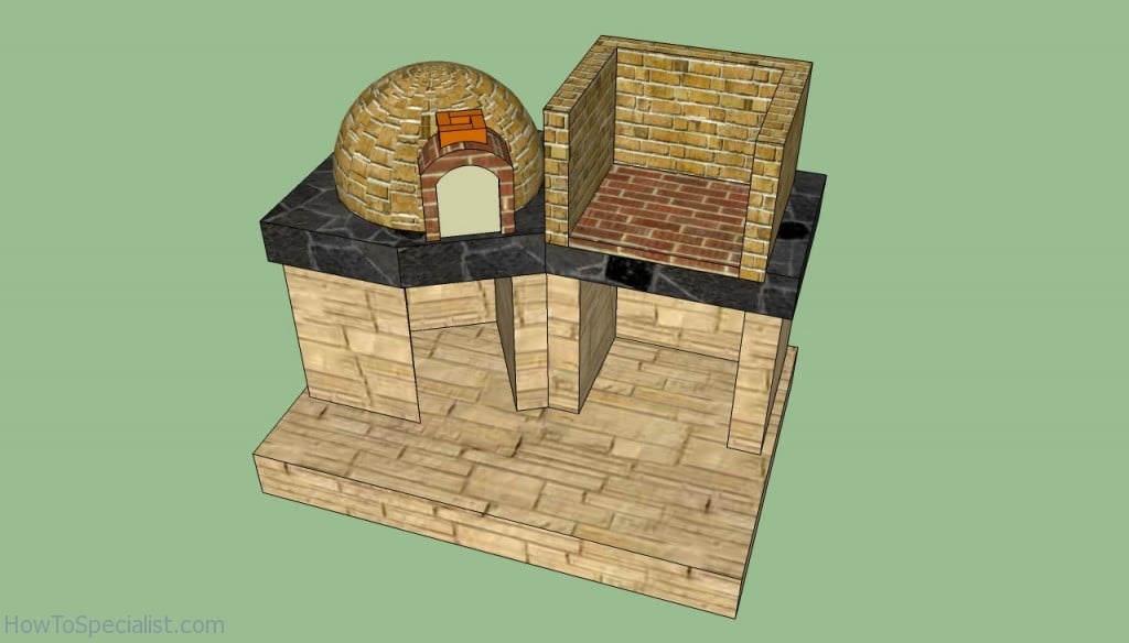Brick oven and barbeque plans