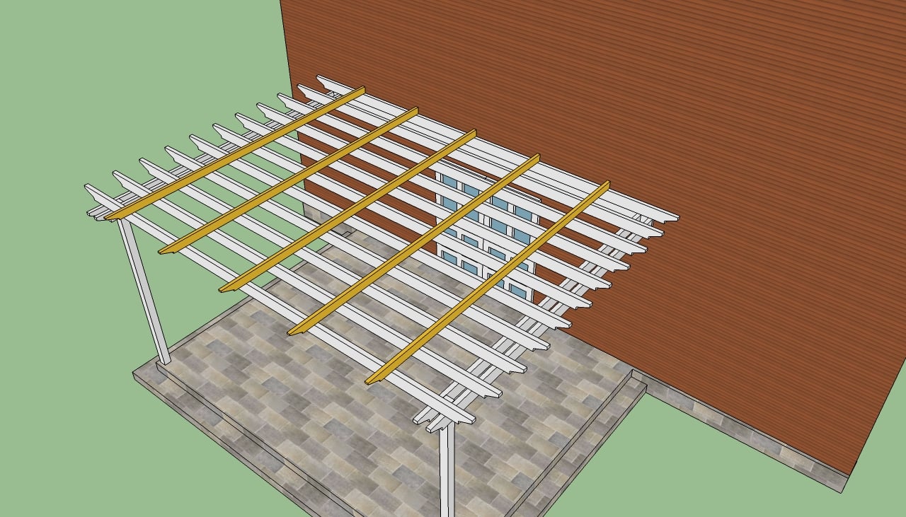 How to Build Pergola Attached to House