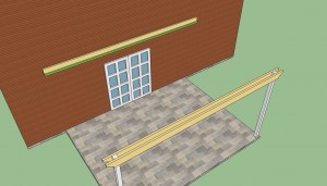 Building attached pergola plans