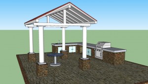 Covered pergola design