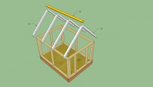 Dog house roof plans
