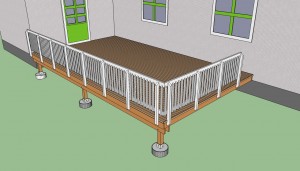 Installing deck balusters