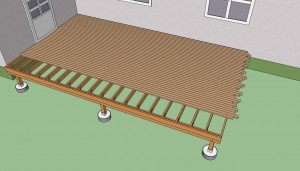 Installing decking