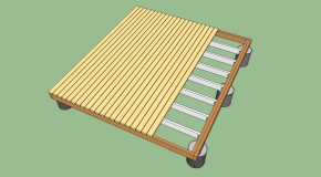 How to build a deck on the ground