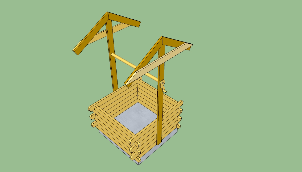 Wooden wishing well plans