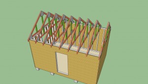 Wood shed roof plans