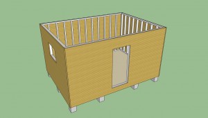 Storage shed siding