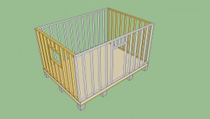 Storage shed wall plans