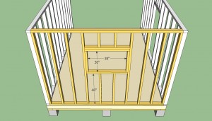Storage shed window